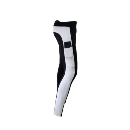 Black & White Yoga Pants ( with side pocket )